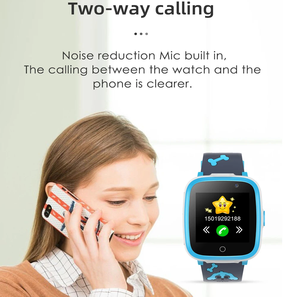 Умные часы для детей 2G музыкальные игры 2 камеры функция SOS предотвращения потери