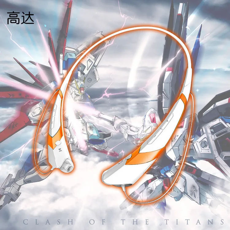 [MYKPOP]GUNDAM стерео наушники гарнитура Bluetooth спортивные Amine Fans коллекция SC20042223 |
