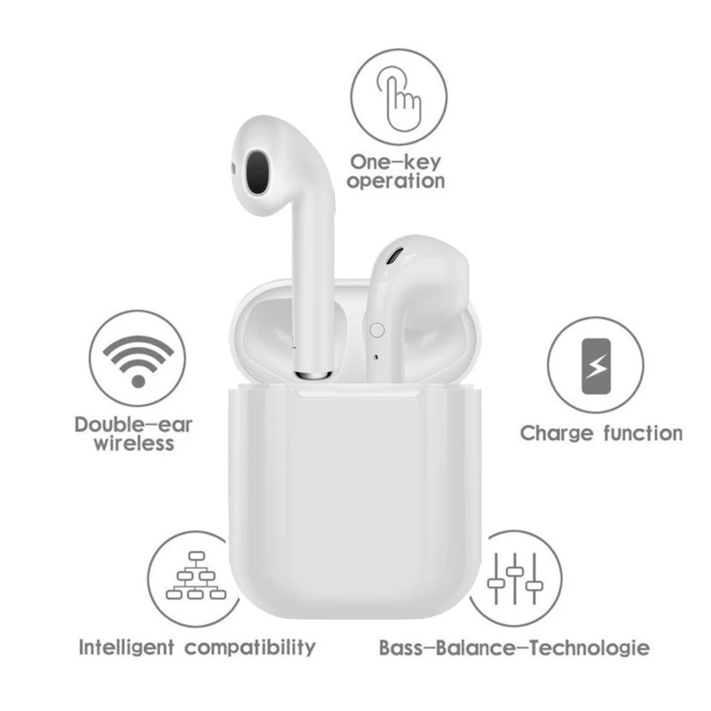I9 TWS 5 0 Беспроводная bluetooth гарнитура через ухо Тип универсальные беруши мини