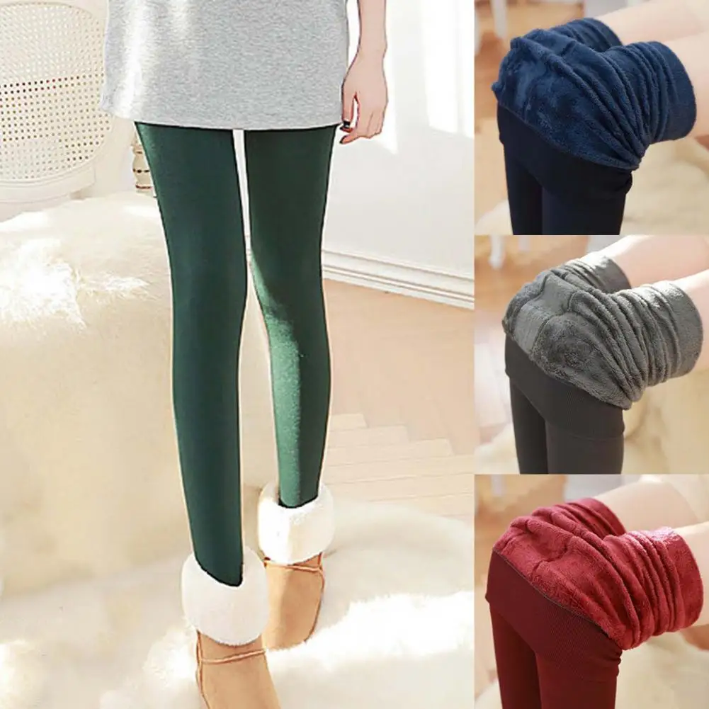 

Comfortable Elastic Women Thickening Keep Warm Leggings 8 Colors Ladies Leggings Skinny for Women