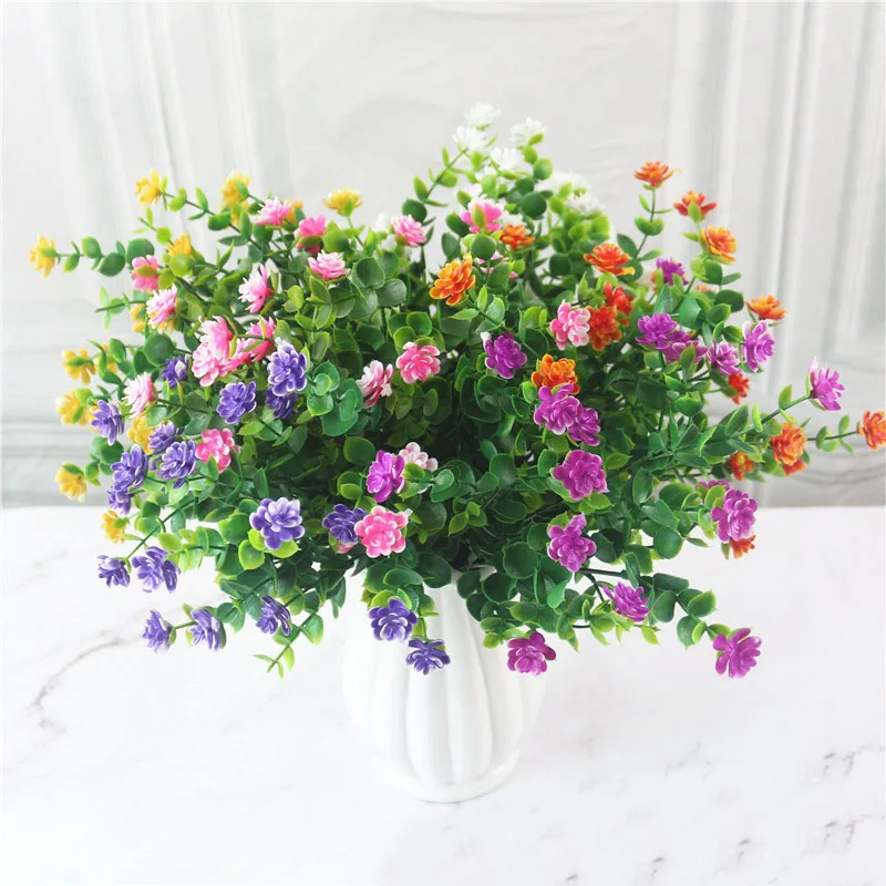 2020 1 пучок поддельные маленькие цветы головы DIY Gypsophila имитация искусственный