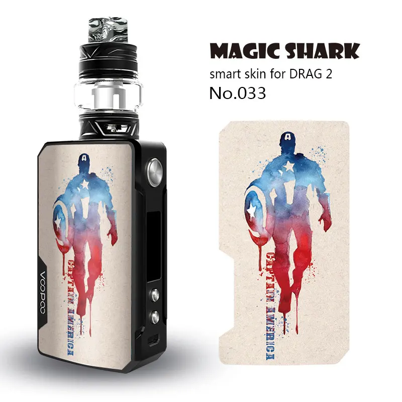 Magic Shark Marvel DC Мстители Бэтмен Супермен Халк Железный человек паук футляр для вейпа