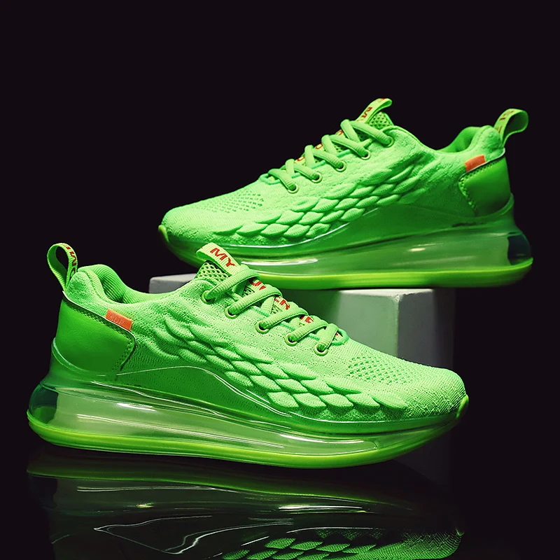 

Mens Sports Shoes Summer New Breathable Wear-resistant Shoes Fashion Non-slip Light Shoes Full Palm Air Cushion Shoes Large Size