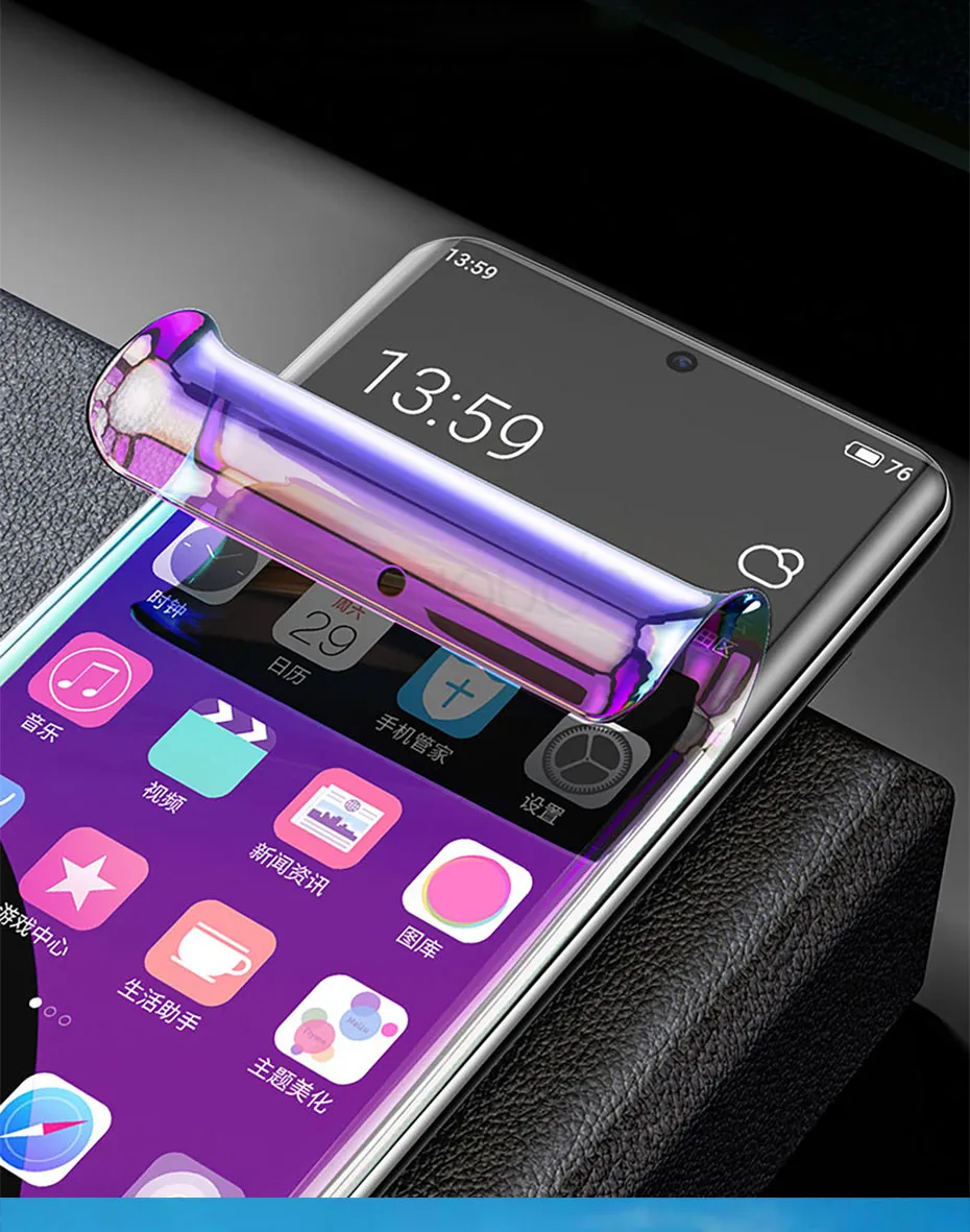 3 шт. Защитная пленка для экрана для samsung S9 S8 S10 Plus S10E S7 Edge Гидрогелевая пленка для Galaxy Note 10 Plus 9 8 полная мягкая пленка не стекло