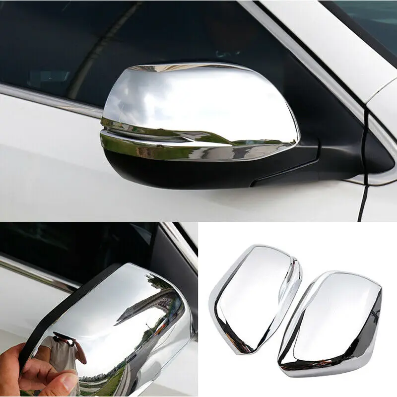 

2pcs Side Mirror Wing Mirror Overlay Cover for HONDA CR-V CRV 2017 2018 2019 2020 Car Side Rearview Back Mirror Cover Cap Trim