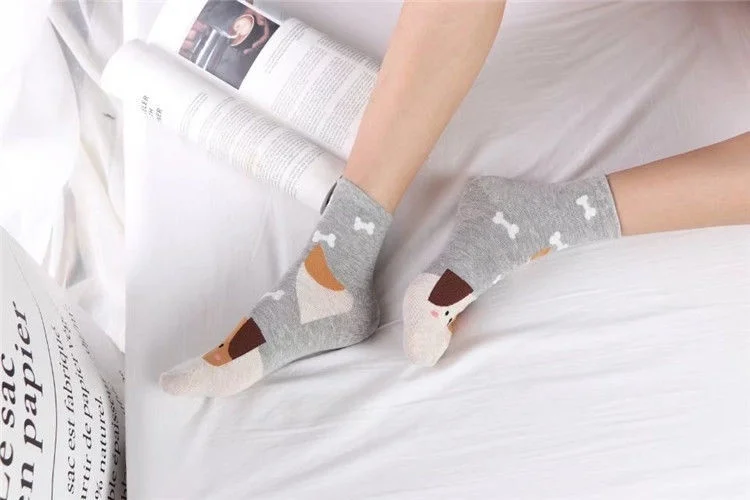 Женские хлопковые теплые длинные мягкие носки для девочек женские милые подарки