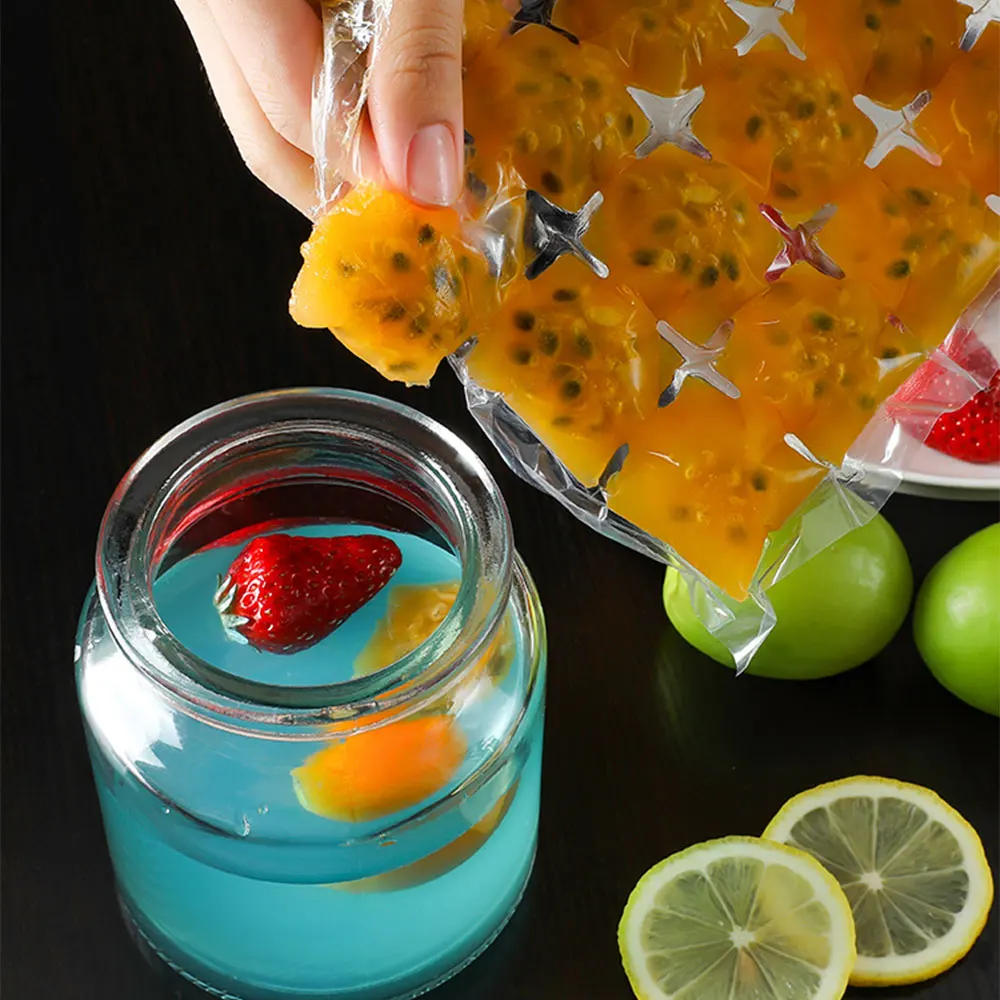 10 шт. прозрачные одноразовые пакеты для изготовления кубиков льда|Мороженицы| |