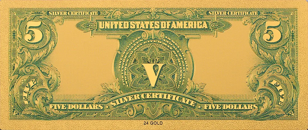 Коллекционная памятная монета 1899 доллар США банкнота 24k позолоченная