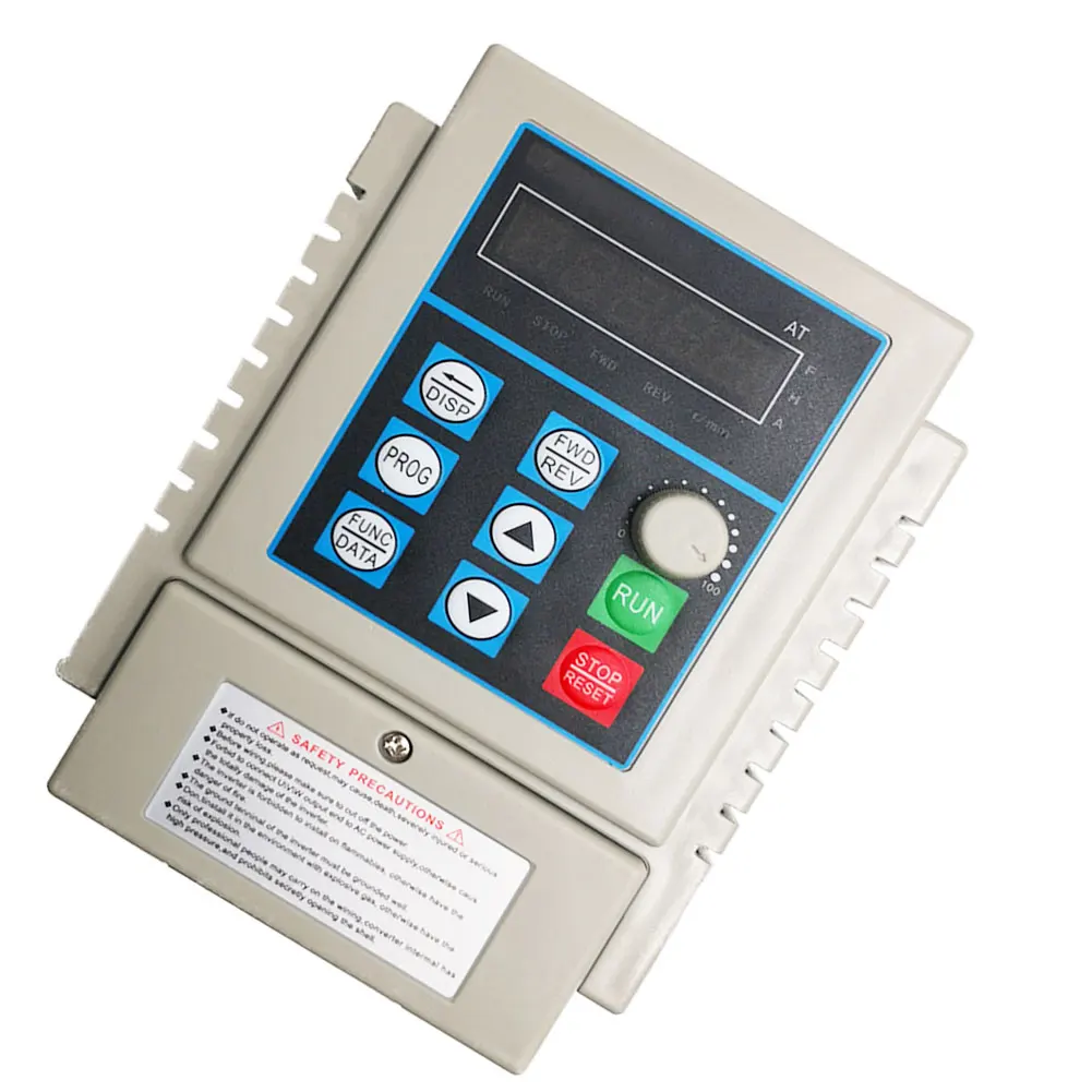 

New Motor Speed Regulator Variable Frequency Inverter AT1-0750X 0.75kw 220V Single Phase Input 3 Phase Output for Motor