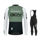 Новинка 2022, осенний комплект велосипедной одежды GCN из Джерси с длинным рукавом, одежда для езды на велосипеде