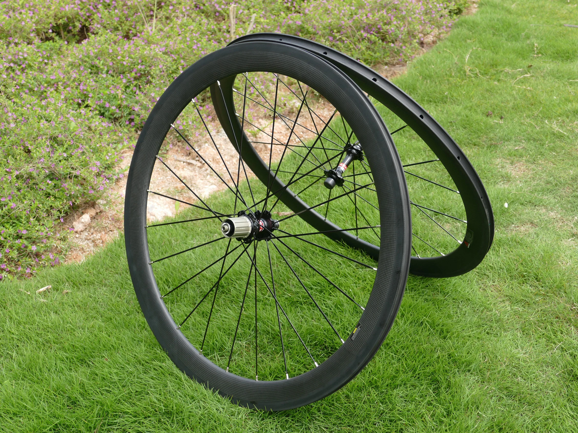 

FLX-WS-CW5 Full Carbon 700C Road Bike Clincher Wheelset Depth 50mm Toray Carbon Wheel Rim Basalt Brake Side Width 23mm