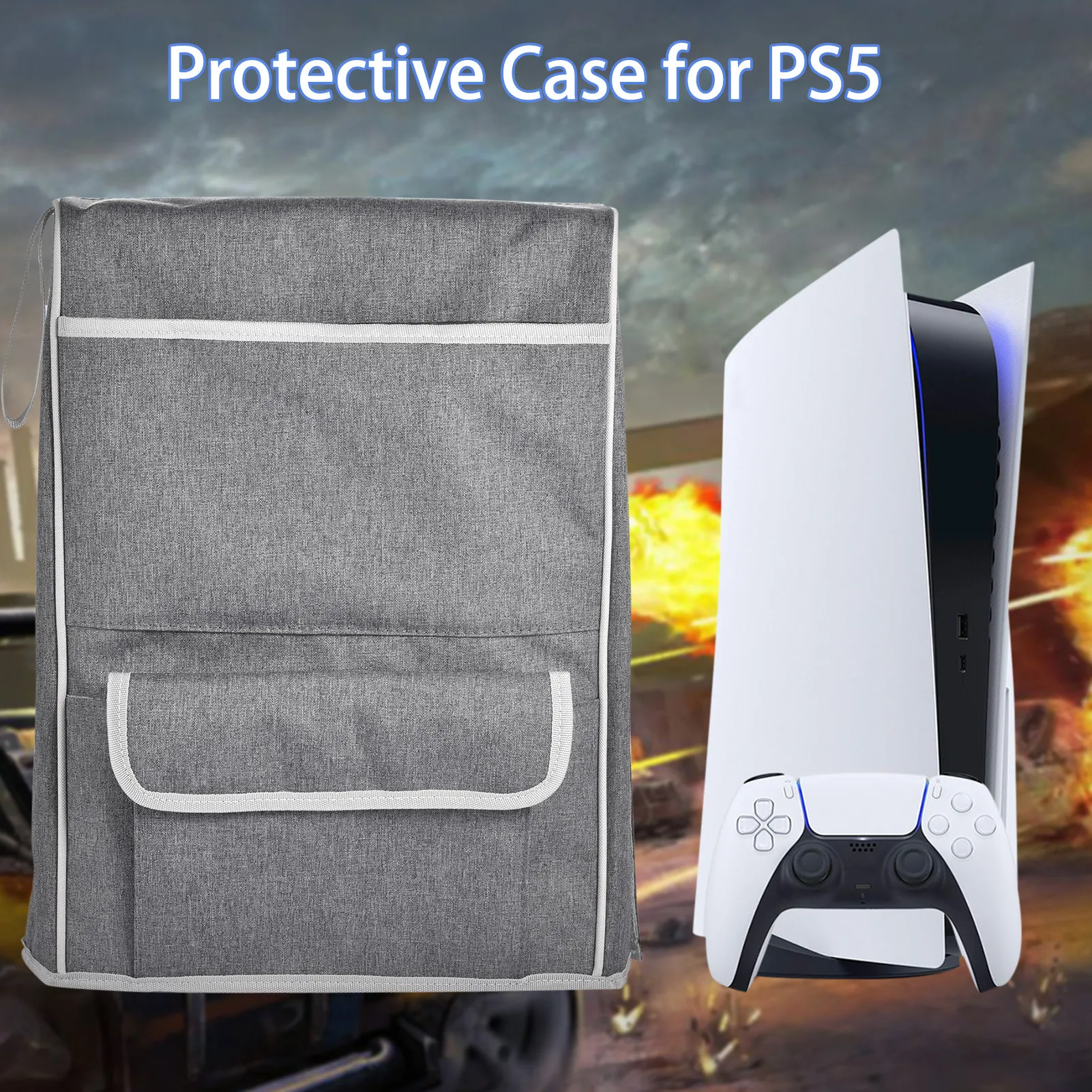 

Skin Shell Case Cover Replacement Plate For PS5 Game Console Protective Outer Casing For PS5 Removable Playstation5 Cover