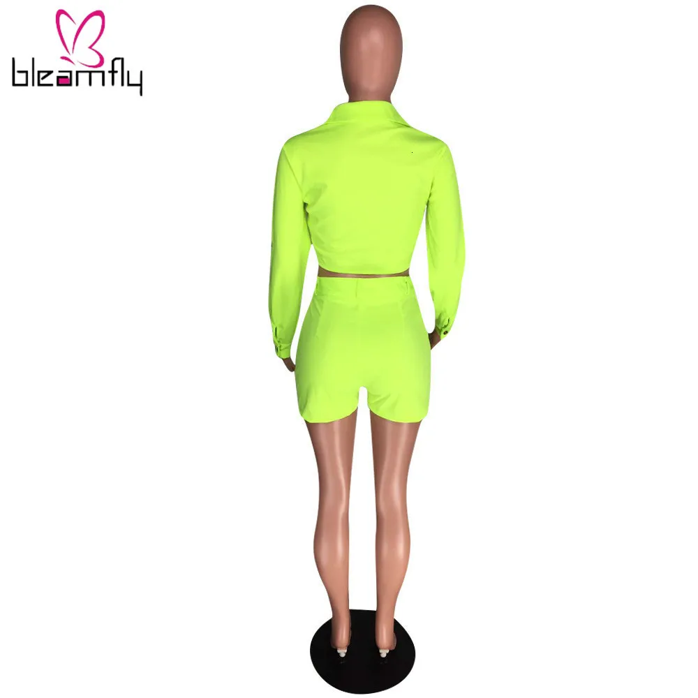 Женская летняя Новинка однотонная короткая блузка с завязками топ и шорты модный