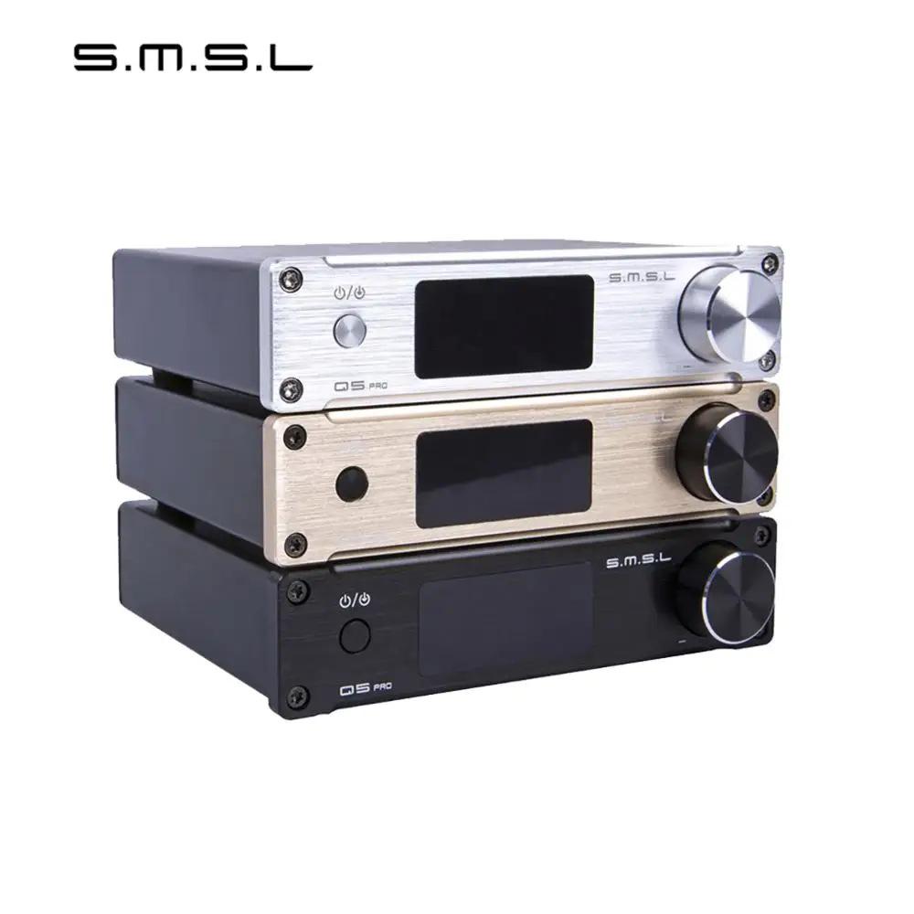 SMSL Q5 Pro цифровой усилитель 2-50 Вт USB/коаксиальный/оптический 2x45 Вт USB коаксиальный оптический вход 192 кГц 44 бит с пультом дистанционного управления
