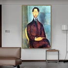 Amedeo Modigliani старый известный мастер художник Leopold Zborowski холст для дома Декор стен без рамки