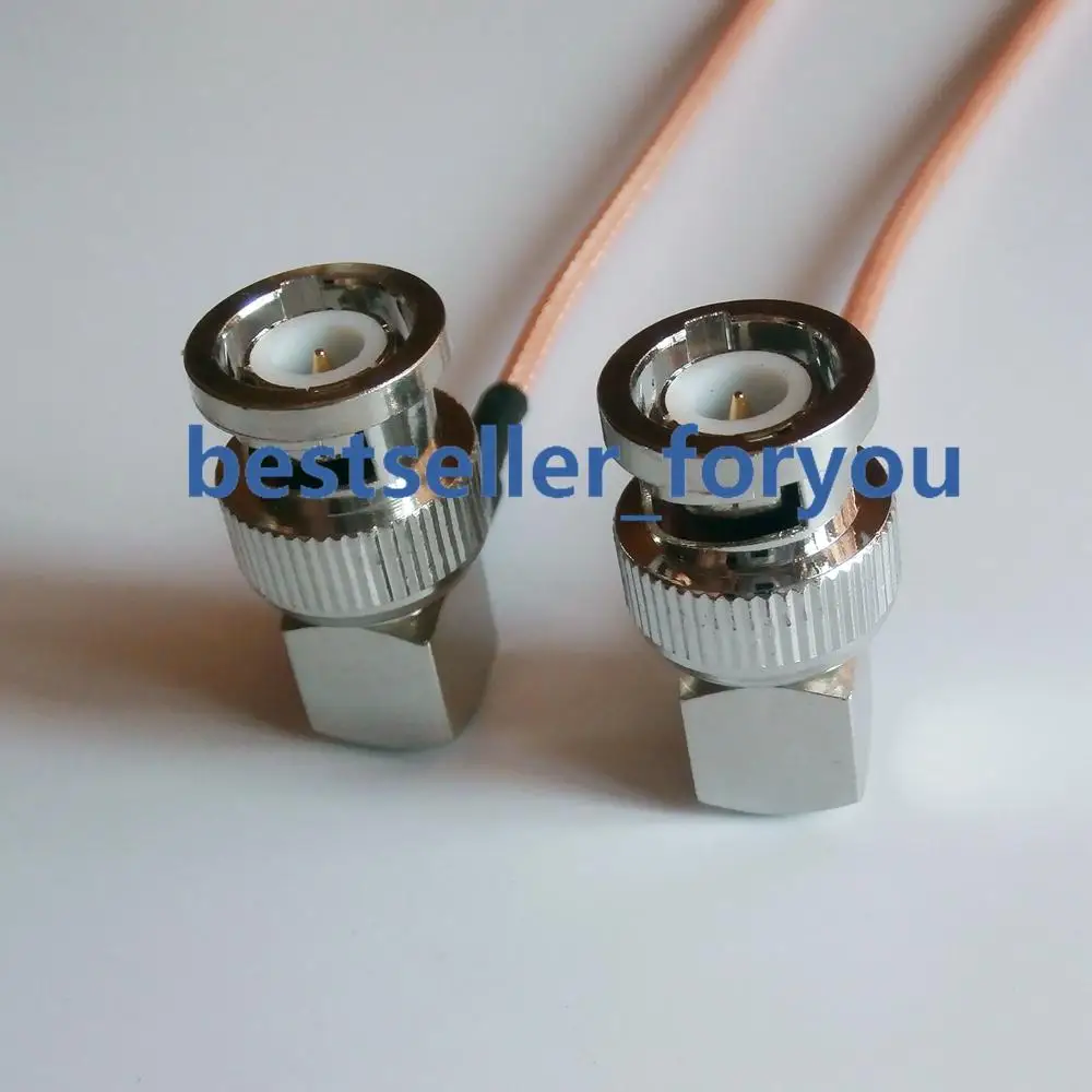 

BNC Q9 мужской правый угол к BNC Q9 мужской RA 50ohm кабель Pigtail RG316 15 см беспроводной 6 дюймов