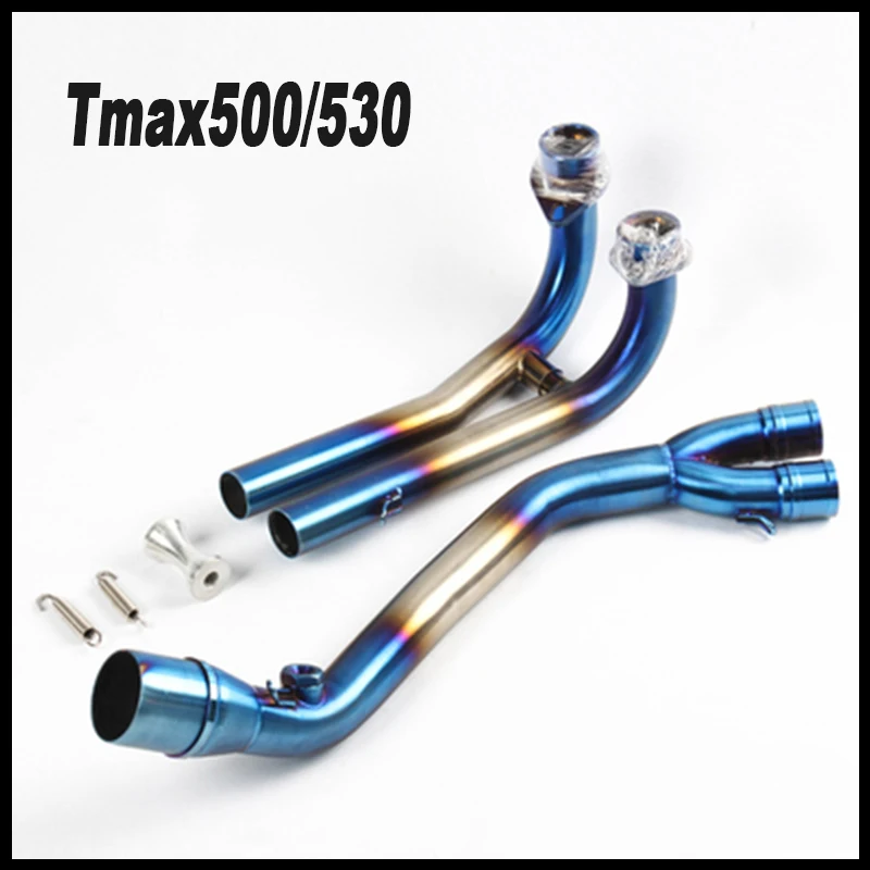 Tmax500 530 Слипоны для Yamaha TMAX 530 TMAX 500 TMAX530 TMAX500 2008- TMAX мотоцикл Akrapovic глушитель Выхлопная система - Цвет: Tmax500 530