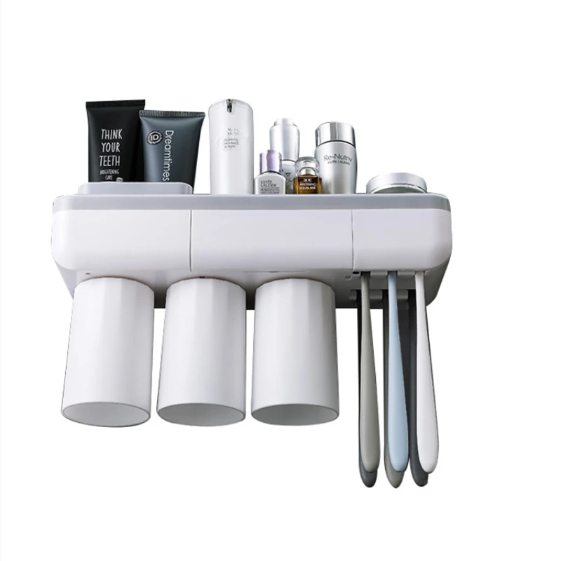 Ванная комната пыленепроницаемый держатель зубной щетки большой емкости