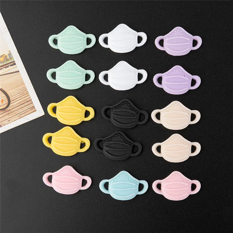 

10pcs/lot Mask Shape Charms DIY Earring Pendant Necklace Bracelet For Jewelry Making Accessories
