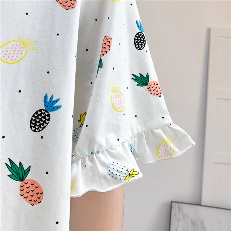 Платье женское летнее с коротким рукавом круглым вырезом свободное белого и