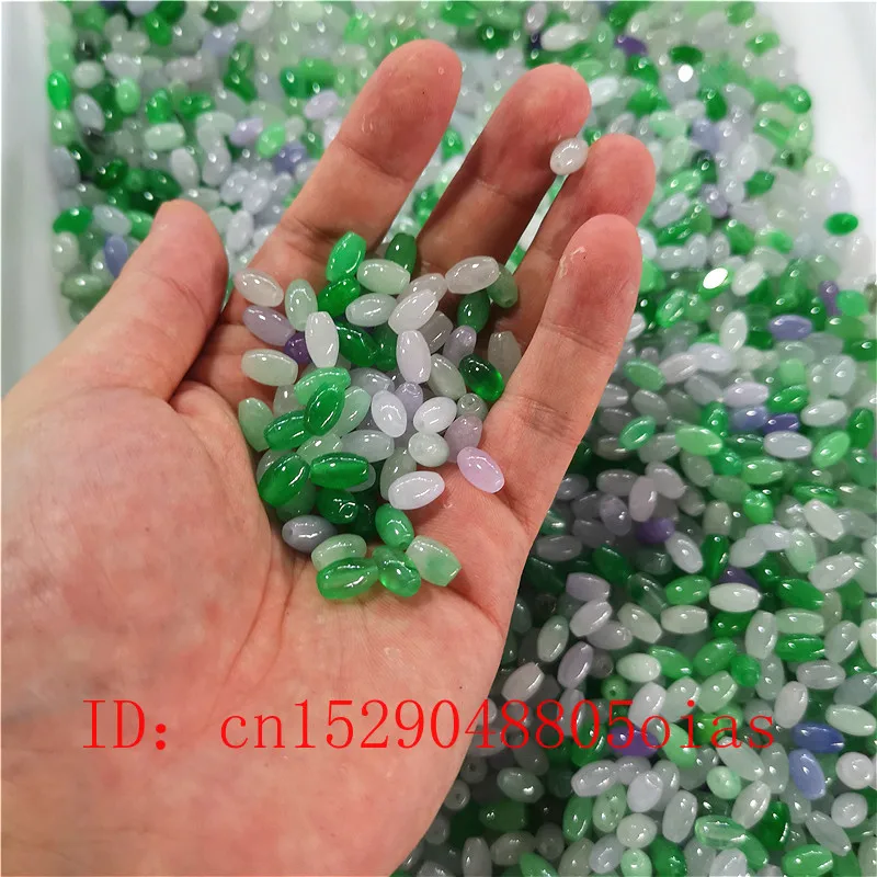 DIY натуральный трехцветный нефритовый бисер жадеит кулон изумруд ювелирные