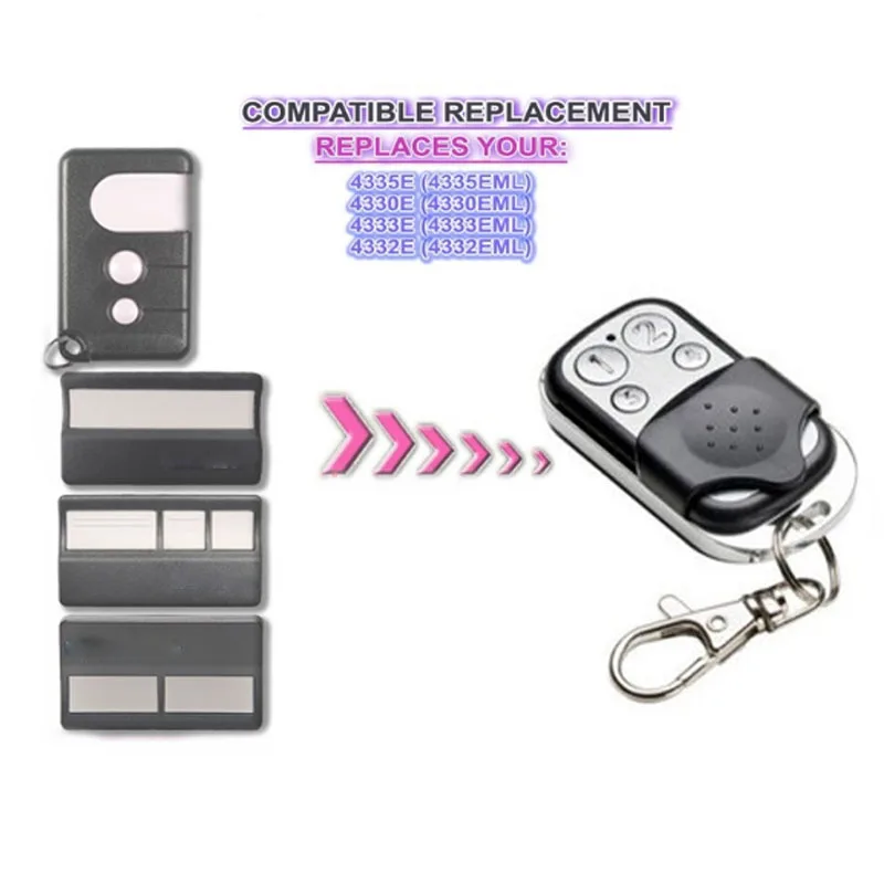 

For 4330E 4332E 4333E 4335E Garage Door Remote Control Transmitter 4335EML 433MHz gate door