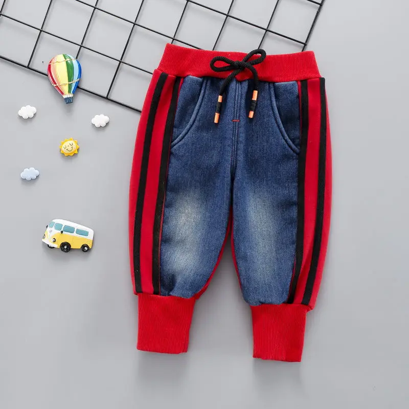 Brand Kids Cartoon Trousers Pant Fashion Girls Jeans Children Boys Hole Jeans Kids Fashion Denim Pants Baby Jean Infant Clothing
