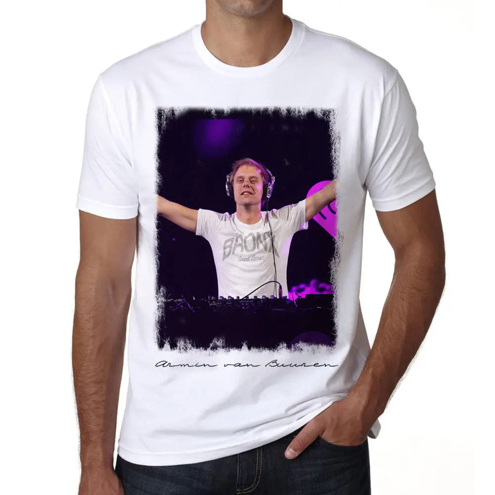 DJ Armin van Buuren футболка Col Rond Homme t cadeau|Мужские футболки| |