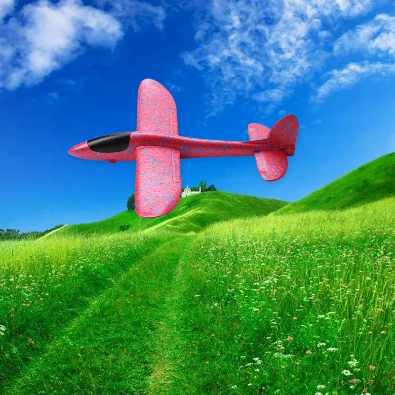 38 см EPP пена ручной бросок самолет Резиновая лента выталкивание Открытый Запуск