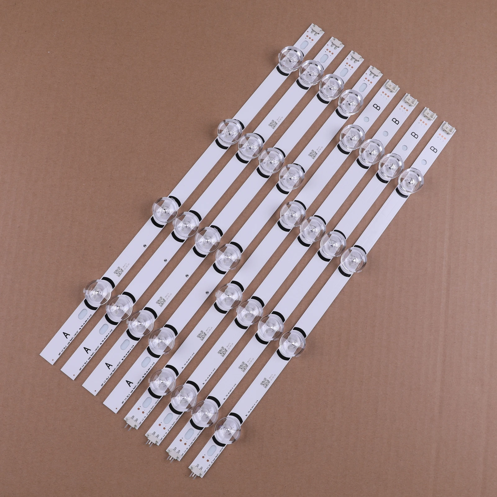 100%NEW 40 Pieces(4*A+4*B)LED backlight bar for LG 39 inch TV 390HVJ01 innotek DRT 3.0 39&quot-A/B typ 4 LEDS 403mm used parts | Лампы и