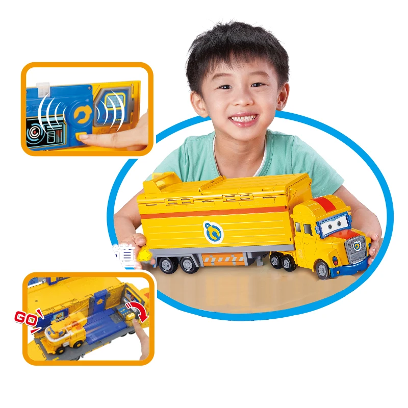 

AULDEY SUPER WINGS scene series-Uncle Carl Ambulance set boy and girl toy birthday gift Toy of kids