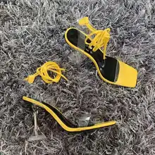 ล้างส้นรองเท้าแตะฤดูร้อนรองเท้าผู้หญิงโปร่งใส PVC ปั๊มแต่งงาน Jelly Buty Damskie รองเท้าส้นสูง Sandalias De Tacon