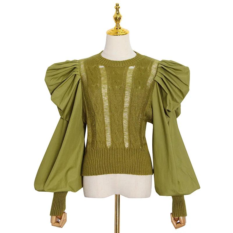 

Slim Fit Backing Shirt Women's Turtleneck Joker Skinny Crewneck Knitted Top Women's VMY18350