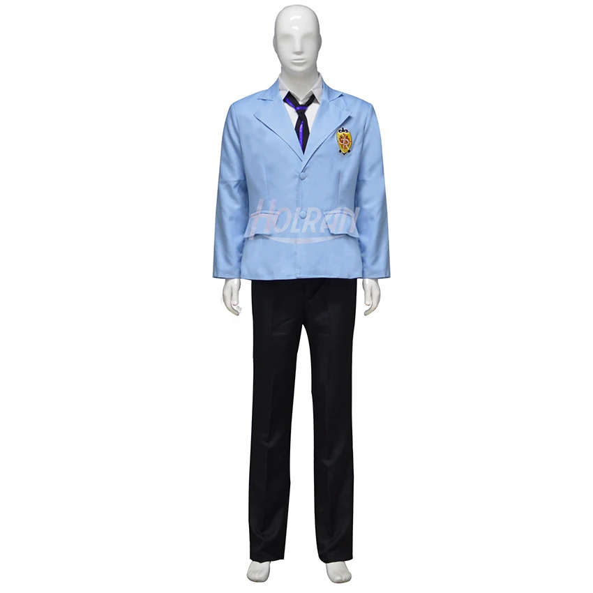 

Campus Love Anime Ouran High School Host Club shirt coat pants tie suit Fujioka Haruhi cos hot sale uniform set