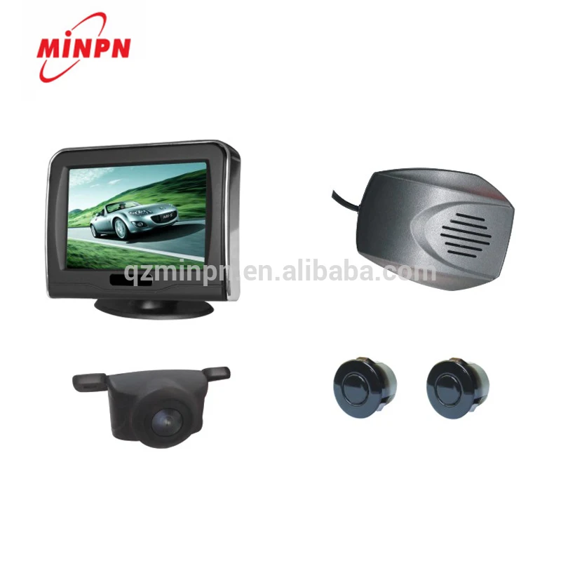 

Wireless Reverse Camera Ultrasonic Parking Sensor with Screen Backup Radar Detector