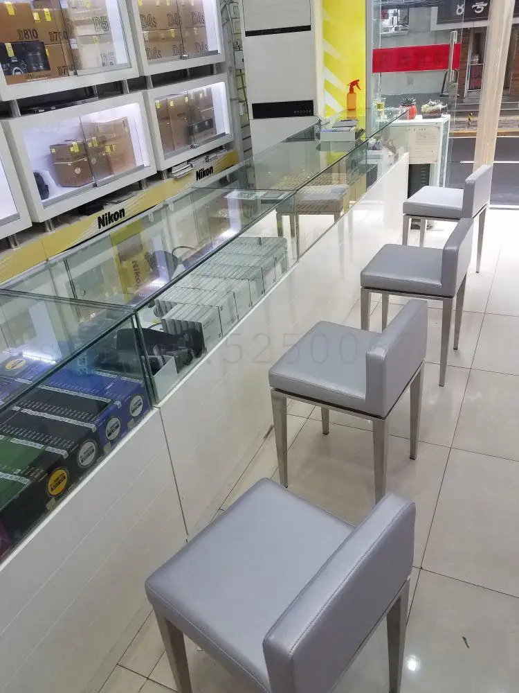 Барный стул касса сиденье размещаемое спереди мобильный телефон магазин спинка