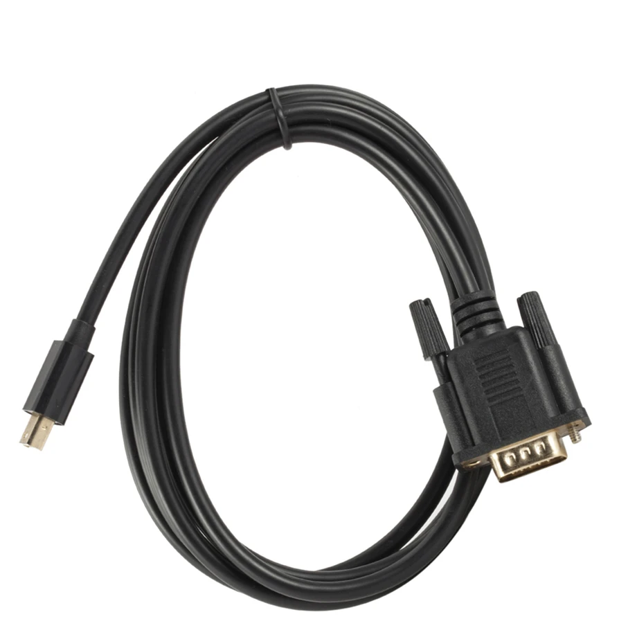 PzzPss мини-порт дисплея DP-VGA Кабель 1 8 м Папа-папа DisplayPort vga Соединительный адаптер