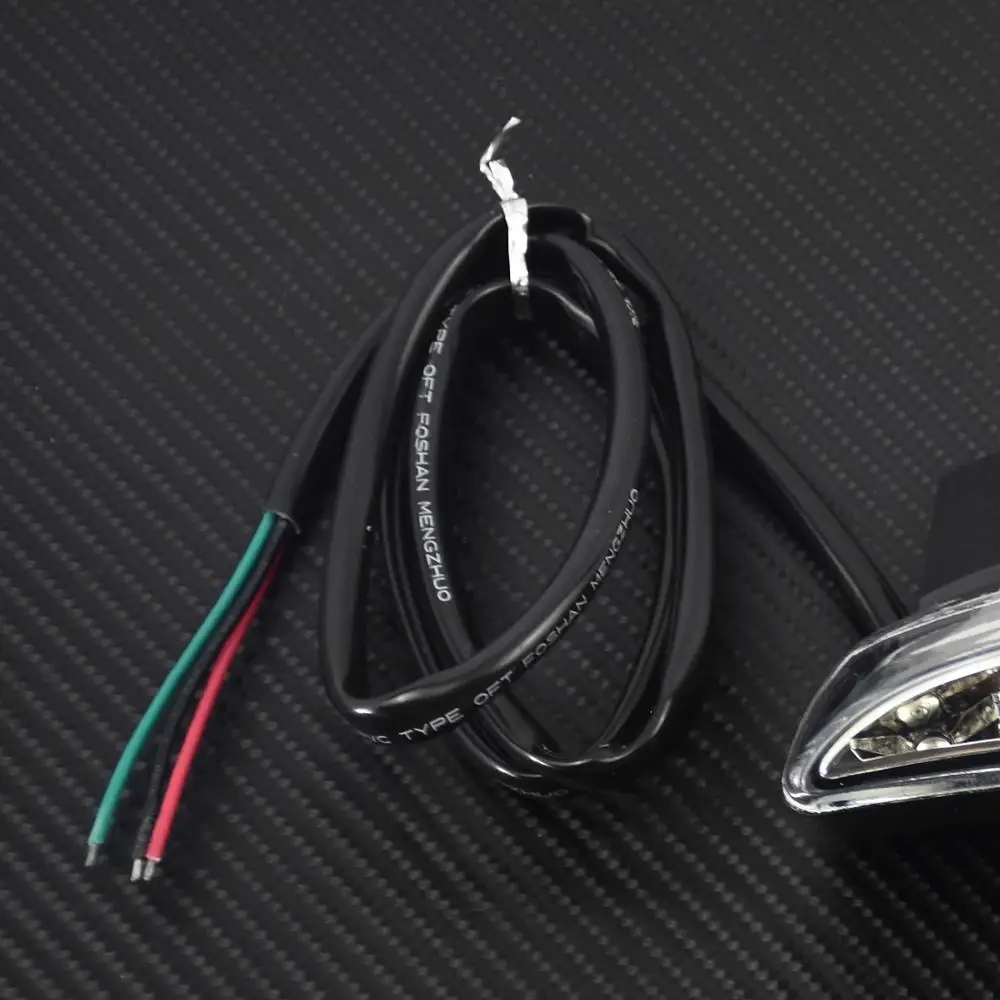 Мотоцикл Чоппер заднее крыло светодиодный Стоп задний светильник красные линзы