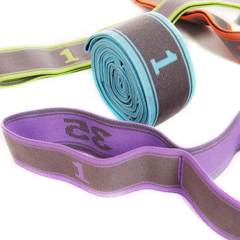 

Yoga Stretch Elastic Band Exercise Resistance Band Beginners Training Pull Tape Yoga Belt Yoga Assist Accessories