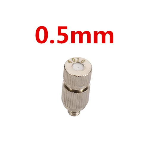 

Латунная Форсунка высокого давления с резьбой 3/16 дюйма для охлаждения, ландшафтный увлажнитель, распылительная головка для защиты от тумана, мелкое распыление