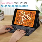 Тонкий чехол для iPad mini 2019 mini 5, чехол для клавиатуры A2133 A2124, чехол для клавиатуры на русском и испанском языках для iPad mini 5, 2019, чехол