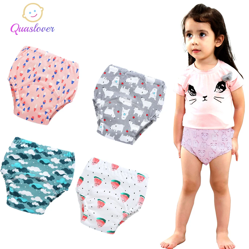 Детские тканевые подгузники тренировочные штаны хлопковые водонепроницаемые