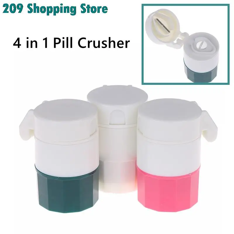 4 в 1 портативный порошковый Фрезерный резак для порошка 4-слойная