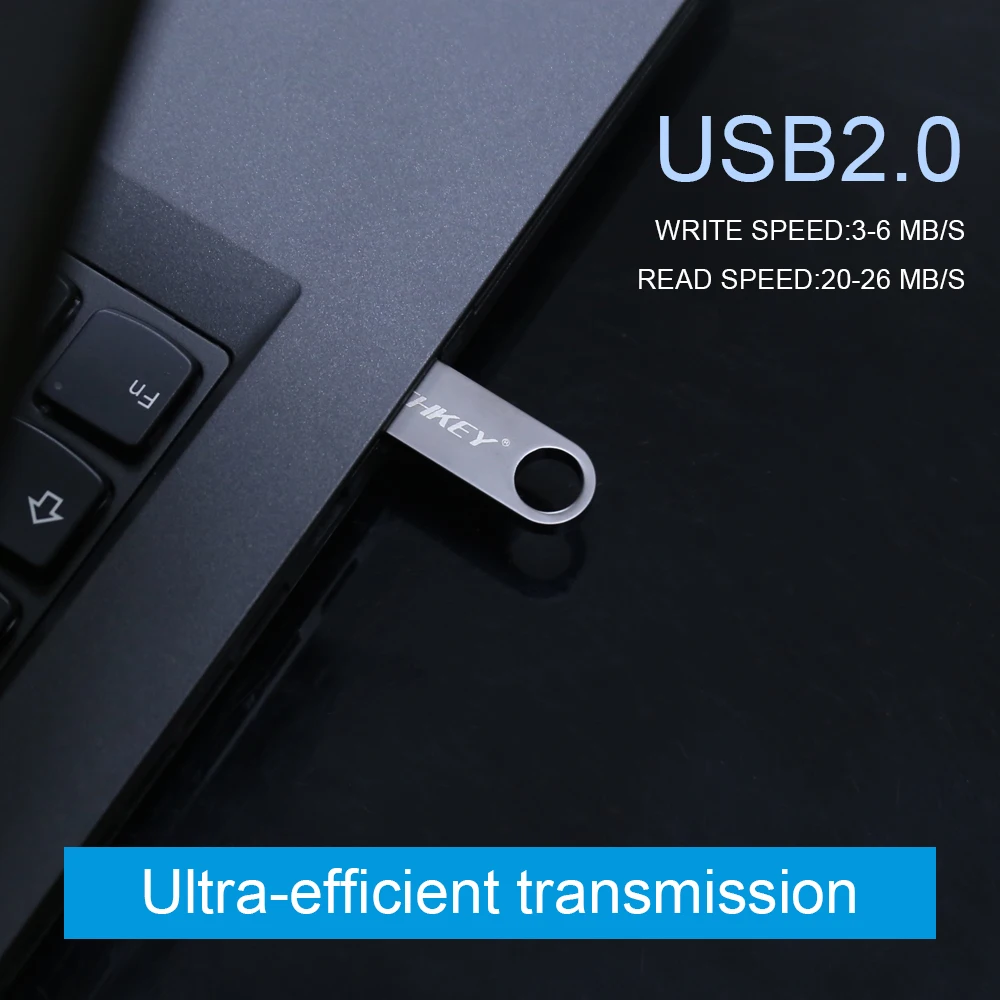 Usb флеш накопитель Techkey Pendrive 4 ГБ 8 16 32 металлический прямоугольник новейший модный