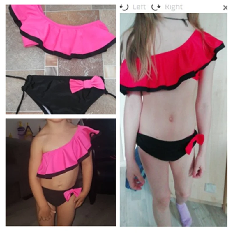 2020 детское бикини для девочек платье плавания из двух предметов летний купальный