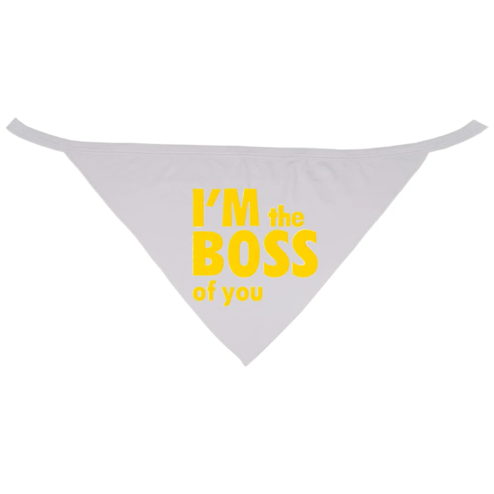 Регулируемая бандана для собак BOSS Pattern милый шейный платок щенка собаки кошки