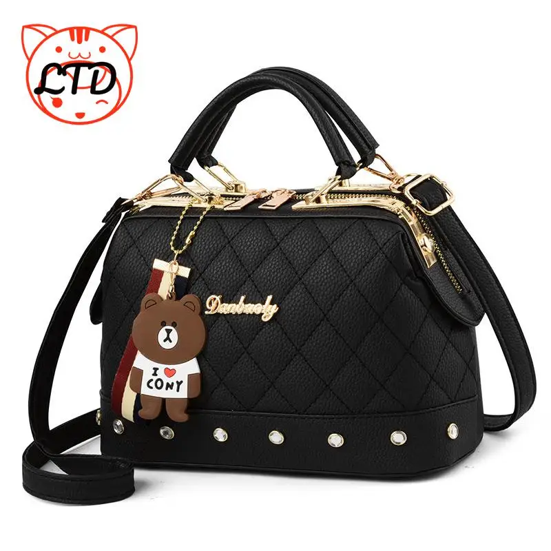 

Fashion PU Leather Ladies HandBags 2021 New Women Messenger Bags Totes Crossbody Shoulder Bag Boston Hand Bags