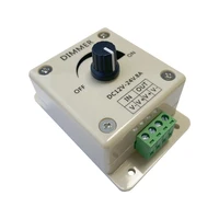 led dimmer switch 12 24v voltage regulator 8a adjustable controller light power supply for led lamp led strip light