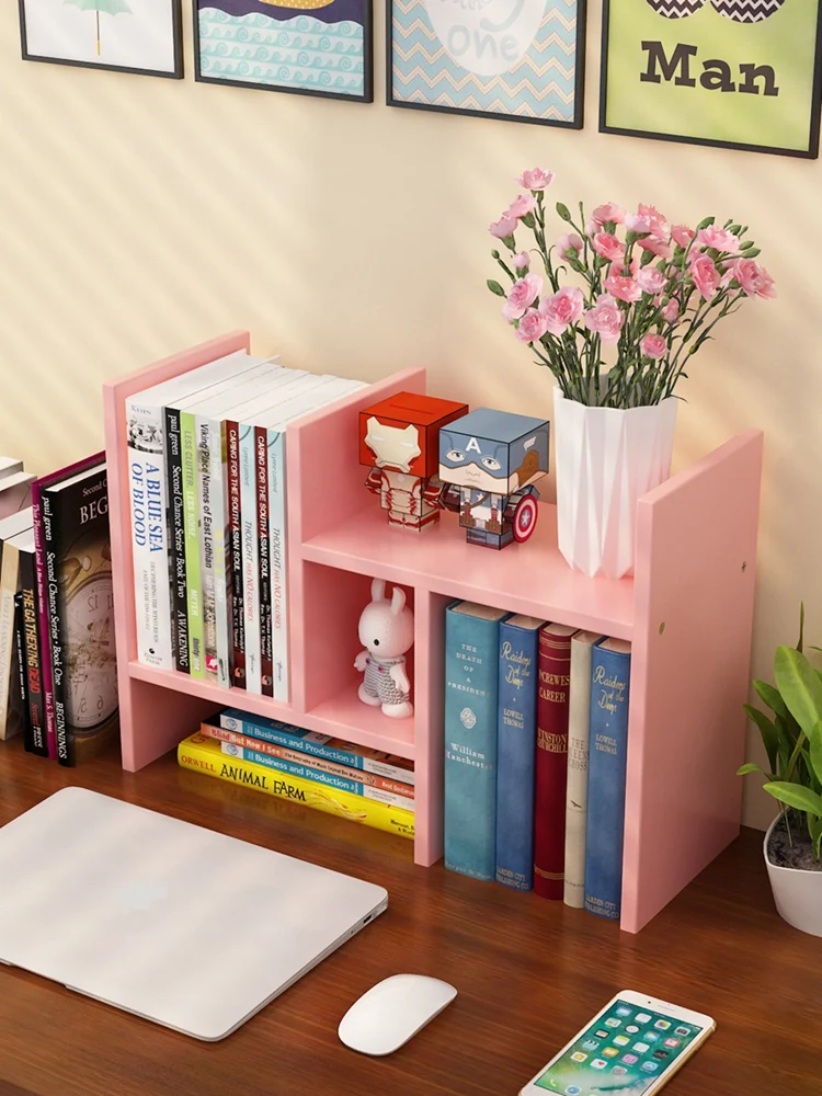 Простое украшение для книжной полки на столе полка хранения в студенческом