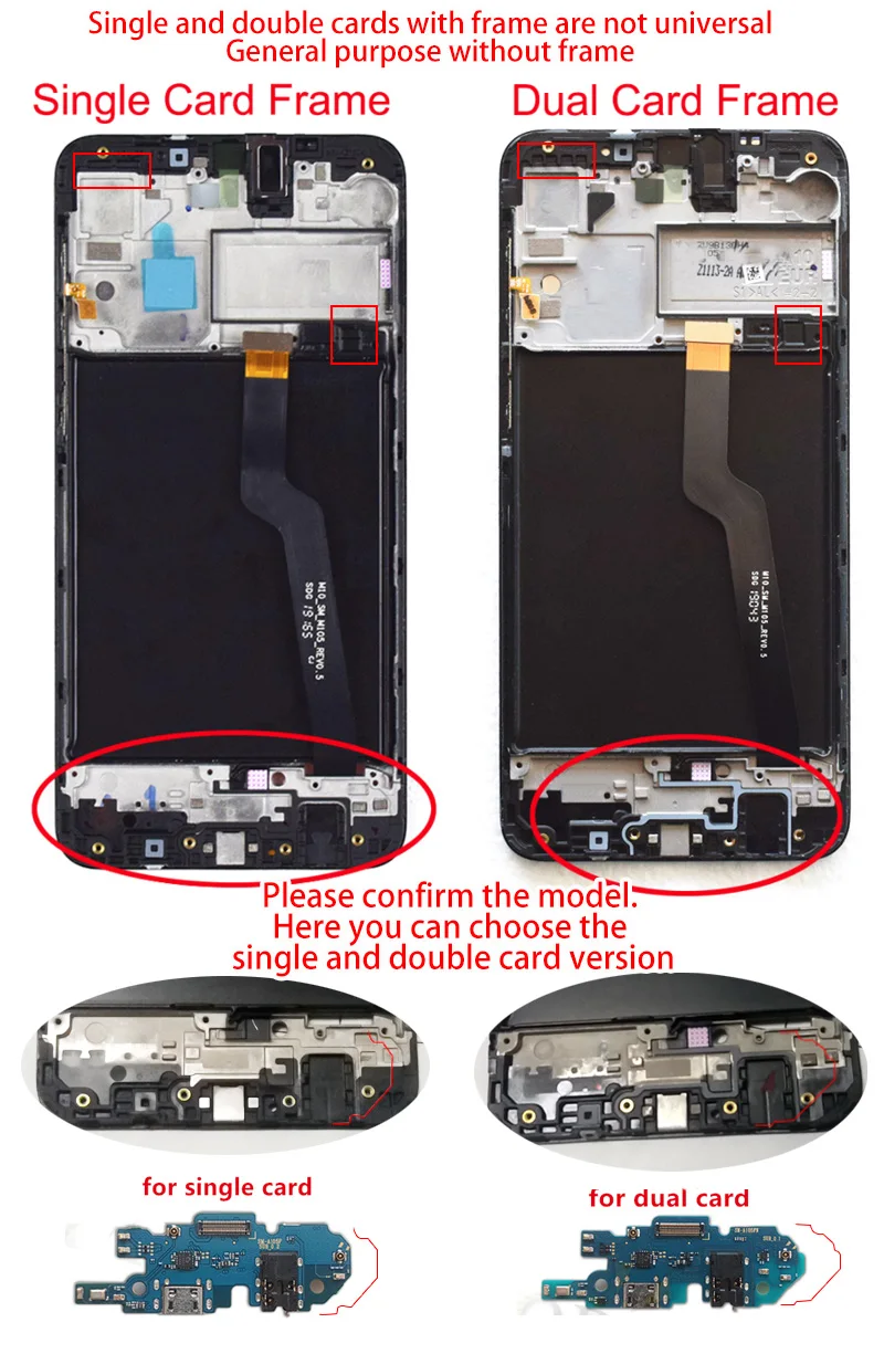 ЖК-дисплей для Samsung A10 A105 A105F A105G сменный дигитайзер сенсорного экрана M10 M105 M105F |